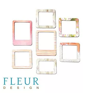 Набор рамок "Pretty pink. Розовый рассвет" (Fleur-design)