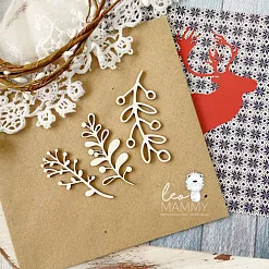 Чипборд "Веточки для зимы 1", 5 см (LeoMammy) Чипборд "Веточки для зимы 1", 5 см (LeoMammy)