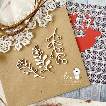 Чипборд "Веточки для зимы 1", 5 см (LeoMammy)