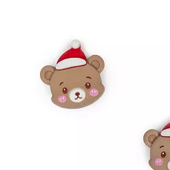 Акриловое украшение "Мишка", 2,2х2,3 см Акриловое украшение "Мишка", 2,2х2,3 см