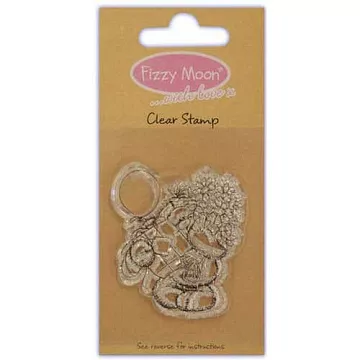 Штамп "Мишка стесняется" (Fizzy Moon)