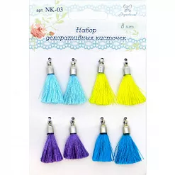 Набор украшений "Кисточки. Бирюзовый рассвет" (Рукоделие) Набор украшений "Кисточки. Бирюзовый рассвет" (Рукоделие)