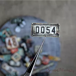 Набор высечек из ткани "Старый архив. Билетики", 34 шт (ScrapMania)