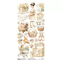 Тканевый лист 13х27 см "Мамино счастье - 5" (Fantasy) Тканевый лист 13х27 см "Мамино счастье - 5" (Fantasy)