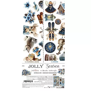 Набор бумаги 30х15 см "Jolly season. Mix", 18 листов (CraftO'clock)