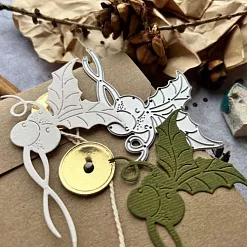 Нож "Завитки падуба", 9,5х6,5 см (AgiArt)