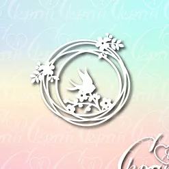 Чипборд "Ласточка в рамке" (LeoMammy) Чипборд "Ласточка в рамке" (LeoMammy)