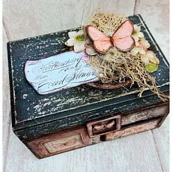 Набор деревянных украшений "Roseland", 20 шт (Stamperia)