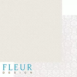 Бумага "Шебби Шик Базовая 2.0. Мягкий оливковый" (Fleur-design)