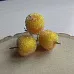 Букет "Яблоки засахаренные. Желтые", 2,6х1,8 см, 3 шт Букет "Яблоки засахаренные. Желтые", 2,6х1,8 см, 3 шт