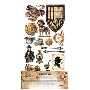 Набор бумаги 15х30 см "Behind Closed Doors", 6 листов (Alchemy of Art)