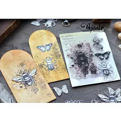 Штамп "Энтомология №2", 9х5,7 см (AgiArt) Штамп "Энтомология №2", 9х5,7 см (AgiArt)