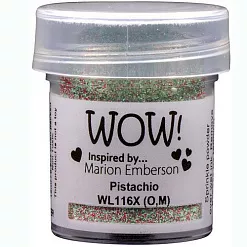 Пудра для эмбоссинга непрозрачная "Pistachio. Фисташка" (WOW)