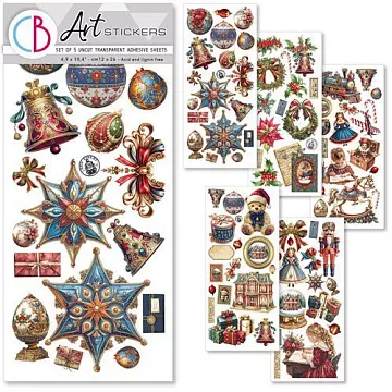 Набор наклеек 12х26 см "Toy Shop", 5 листов (Ciao Bella) Набор наклеек 12х26 см "Toy Shop", 5 листов (Ciao Bella)