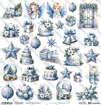 Бумага 30х30 см "Winter Sparkle. Christmas 26" (ScrapAndMe)