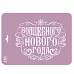 Трафарет 18,5х25 см "Волшебного Нового года" (Ромалетта)