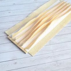 Переплет на 6 разворотов, цвет белый, длина 25 см, шаг 1 см