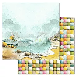 Набор бумаги 20х20 см "СуперБабушка", 12 листов (ScrapMania)