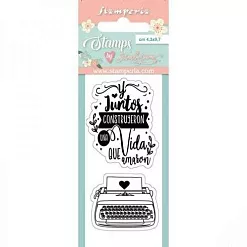 Набор штампов "Пишущая машинка" (Stamperia) Набор штампов "Пишущая машинка" (Stamperia)