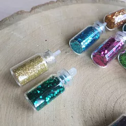Глиттер в баночке "Микс", 2х1 см, 2 шт Глиттер в баночке "Микс", 2х1 см, 2 шт