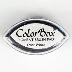 Штемпельная подушечка ColorBox, белая (Frost white) Штемпельная подушечка ColorBox, белая (Frost white)