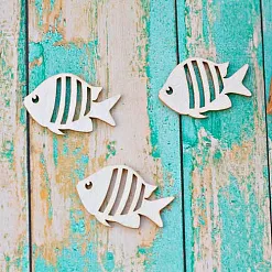 Набор украшений из чипборда "Рыбки" (ScrapКрым)