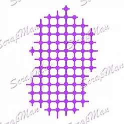 Нож для вырубки "Коллаж. Сеть" (Scrapman)