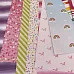 Набор бумаги 30х30 см "Unicorns&Rainbows 1/2", 18 листов (DCWV)
