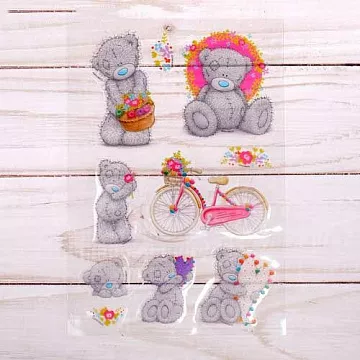 Наклейки 11х16 см "Цветы" (АртУзор)