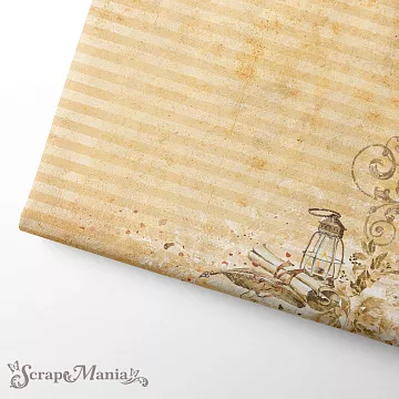 Отрез ткани 25х50 см "Волшебник. Дары магии. Полоски" (ScrapMania)