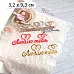 Нож "Люблю тебя", 9,3х3,2 см (ScrapMania)