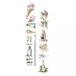 Бумага 6х30 см "Dreamy Dreams. Для вырезания 02" (Alchemy of Art)