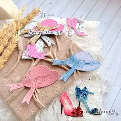 Нож "Дамские штучки. Туфли и шляпка", 4,7х6,8 см (ScrapMania)