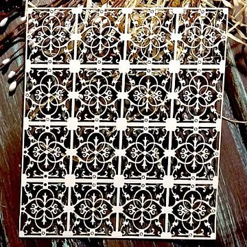 Украшение из чипборда "Фон 6" (LAE)