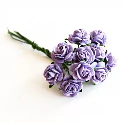 Букет мини розочек "Сиреневые" (Craft)