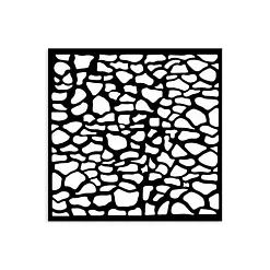 Трафарет 12х12 см "Silent Sea. Stones Pattern" (Stamperia)