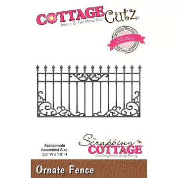 Форма для вырубки "Витиеватый забор" (CottCutz)