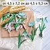 Нож "Цветы леса. Подснежники", 4,5х9,3 см (ScrapMania) Нож "Цветы леса. Подснежники", 4,5х9,3 см (ScrapMania)