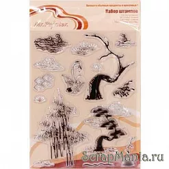 Набор штампов "Китайские мотивы 2" (Mr.Painter)