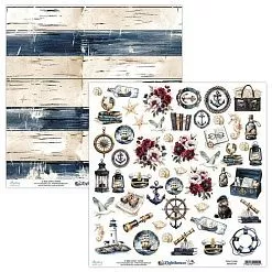 Бумага 30х30 см "Lighthouse. Для вырезания" (Mintay) Бумага 30х30 см "Lighthouse. Для вырезания" (Mintay)