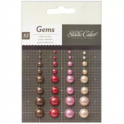 Набор полужемчужин "Studio Calico. Story Time Girl", 32 шт (American Crafts)