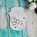 Украшение из чипборда "Баночка" (ScrapКрым)