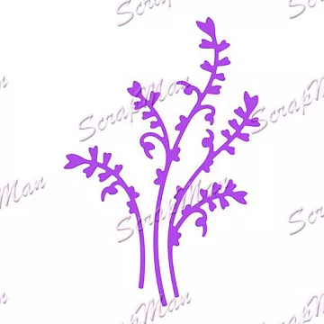 Набор ножей для вырубки "Веточки 3" (Scrapman)