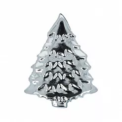 Пуговица пластиковая "Елочка", цвет серебро (Gamma) Пуговица пластиковая "Елочка", цвет серебро (Gamma)