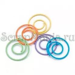 Набор круглых скрепок "Яркие" (Creative Impressions)