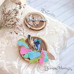 Нож "Пасха. Перышки", 1,4х3,5 см (ScrapMania) Нож "Пасха. Перышки", 1,4х3,5 см (ScrapMania)