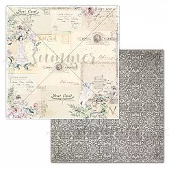Бумага 30х30 см "Blooming Day. My letter's" (Summer Studio)