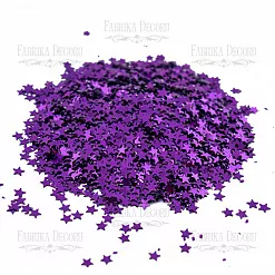Набор пайеток "Звездочки. Сливовые" (Фабрика Декору)