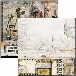 Набор бумаги 30х30 см "Modern Times", 12 листов (Ciao bella)