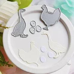 Нож " Парочка. Гусь и Курочка", 3х4 см (Hobby-time) Нож " Парочка. Гусь и Курочка", 3х4 см (Hobby-time)